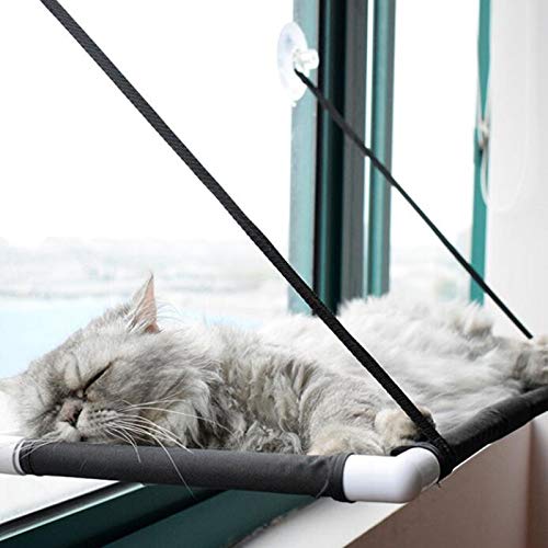 Las camas colgantes de mascotas 10kg gato hamaca cama Ventana y tumbona sofá del animal doméstico montados en el asiento Inicio Ventosa gatos acuesta Mat gatito gato hamaca cama Window Mount Hamaca ma