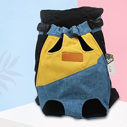 Laytoo Mochila para mascotas, bolsa para gato, bolsa para perros, mochila portátil para mascotas con cuatro esquinas, diseño liso, pasear diarios y compras para perros pequeños