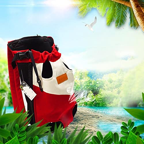 Laytoo Mochila para mascotas, bolsa para gato, bolsa para perros, mochila portátil para mascotas con cuatro esquinas, diseño liso, pasear diarios y compras para perros pequeños