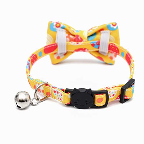 Legendog Collar De Perro De Huevo De Pascua con Lazo Collar De Cachorro De Tela Adorable Collar De Gato Collar De Gato con Campana Collar De Perro De Huevo De Pascua Collar De Cachorro De Lazo