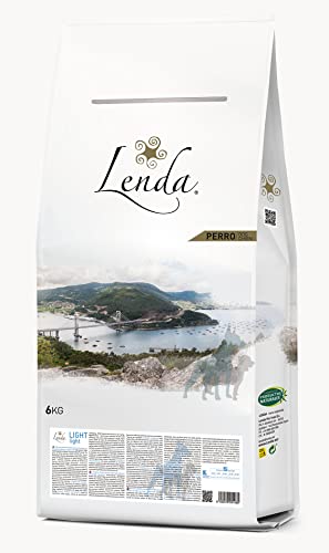 Lenda Light - Alimento Completo de Pollo Bajo en Calorias para Perros Adultos con Sobrepeso o Tendencia a Engordar | Facilita el Control y la Reducción de Peso [6kg]