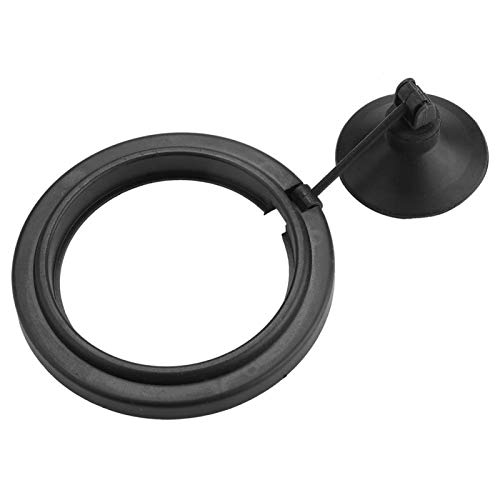 LIKJ Alimentador de Peces, Juguetes para Peces Betta, Anillo Flotante para Peces, alimentador de Vacaciones, círculo de Comida Flotante, círculo de Comida para Peces(Round Shaped)