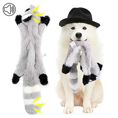 Lindo Juguete De Peluche Chillón Mascota Perro Juguete Ardilla Mapache Zorro Zorrillo Animal Juguete De Peluche Chillón Silbido Gritando Ardilla-Zorro Fácil De Limpiar