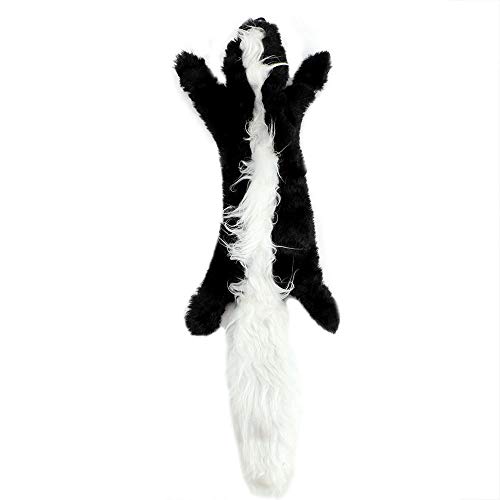 Lindo Juguete De Peluche Chirriante Silbido Perro Juguete Chillón Mascota Ardilla Mapache Zorro Zorrillo Animal De Peluche De Juguete-Zorro Fácil De Limpiar