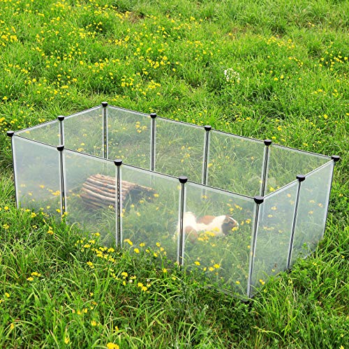 lionto Valla para animales parque para mascotas recinto interior ampliable 145x74x47 cm