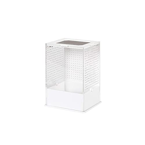 LLSS Caja de ventilación arbórea acrílica, Tienda de Mascotas, Reloj de Cuerpo Vivo, hábitat de camaleón, cría de Razas, Lagarto, Rana, terrario, Jaula Transparente para repti