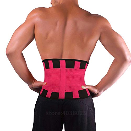 LLZGPZBD Cintura Negra Cortapelos Correa Postura Corrector Corsé Adelgazamiento Cinturón Fitness Brace Volver Lumbar Cinturón De Apoyo para Hombre Mujer