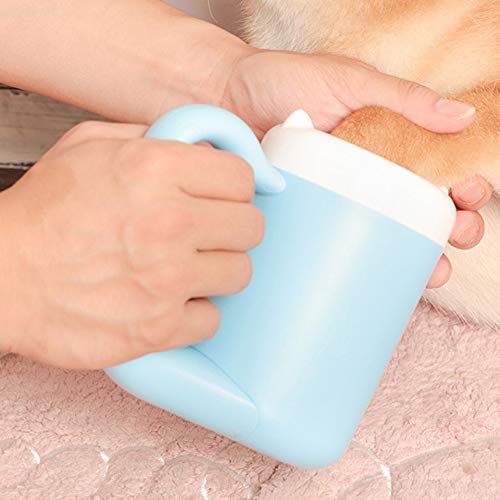 loonBonnie Mascota Gato Perro Pie Limpieza de Vasos Herramienta de Limpieza Cepillo de Lavado de Silicona Lavadora de Patas Bulldog francés Pug Suministros Accesorios para Mascotas