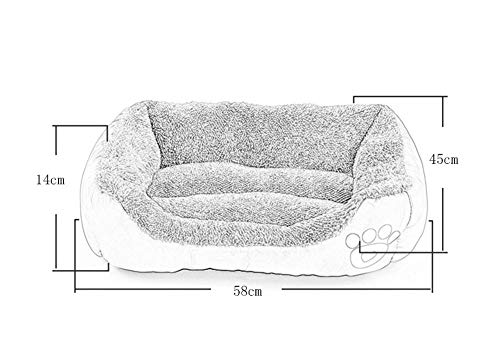 lovecabin Colchon Ortopedico Perro Colchon Sofa Cama para Cómodo Lavable Perros Medianos Pequeño