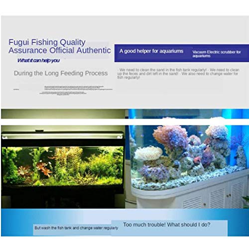 LOVIVER Acuario Eléctrico Automático Tanque De Peces Aspirador Grava Limpiador Extractor De Lodos Filtro De Agua