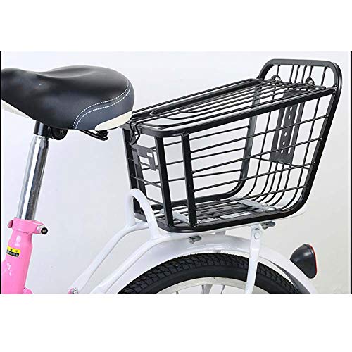 LSKKTPET Cesta Asiento Desmontable de Bicicleta Bicicleta Asiento Trasero Cesta - Cesta del Animal Doméstico de la Bici para Perros, Gatos, Conejos