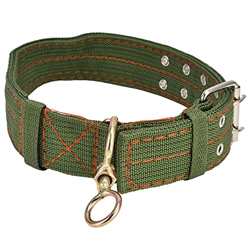 Luroze Collar de Cuero para Cabra Weaver, Collar para acarreo de ovejas, Ligero, Sencillo y cómodo con Lona para la Familia, para ovejas/Perros(Grande)