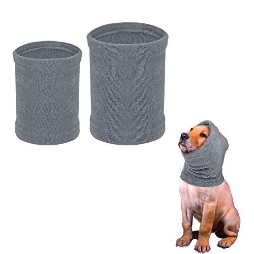 LUTER 2 Piezas Orejeras para Perros, Material de algodón Suave Ear Muffs Dog Diadema para Perros para Mantener el Calor Belleza reducción de Ruido relajación (tamaño Mediano y pequeño)