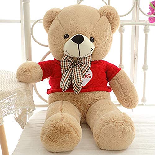 LXZSP Gran Oso de Peluche muñeca de Peluche de Juguete Lindo Oso Chica Linda Almohada Regalo de cumpleaños para Novia Regalos de cumpleaños, Adornos