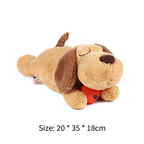 LYEAA Snuggle - Juguete de peluche para perro, edredón de ritmo cardíaco, muñeca de entrenamiento conductual, juguete para ayudar con separación de perros, ansiedad, ladrido, alivio del estrés