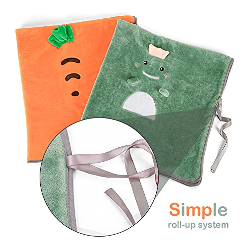 LZDMY Mantas para Perros y Gatos, 2 Piezas de Mantas para Mascotas y Niños de Buen Material con Multiusos, Lavable, Sueva, Cómodo con Patrones de Dibujos Animados, Gran Tamaño 85*85 cm, Regalo Navidad