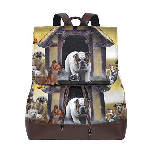 MALPLENA Mochila de viaje de la familia de los animales del perro del perro del perro del perro del