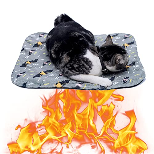 Manta Autocalentable para Gatos & Perros, Almohadilla cálida para Mascotas, Lavable, Cama para Perros y Gatos Almohadillas térmicas para Animales, 50cm*70cm