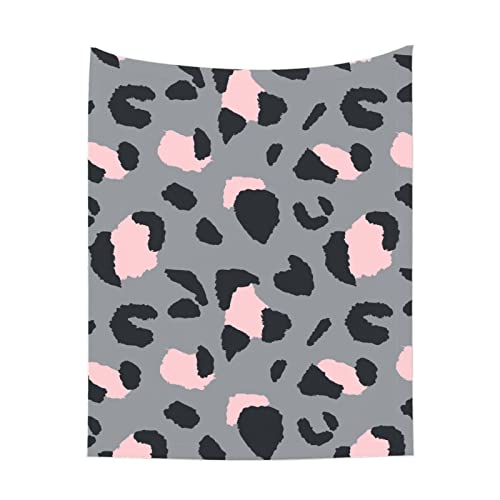 Manta de sofá Hermosas Mantas de diseño con Estampado de Leopardo para Camas de Perros Mantas de Lana esponjosas de Primera Calidad para Mascotas Manta de Cachorro Suave y cálida para Camas, sofás, j