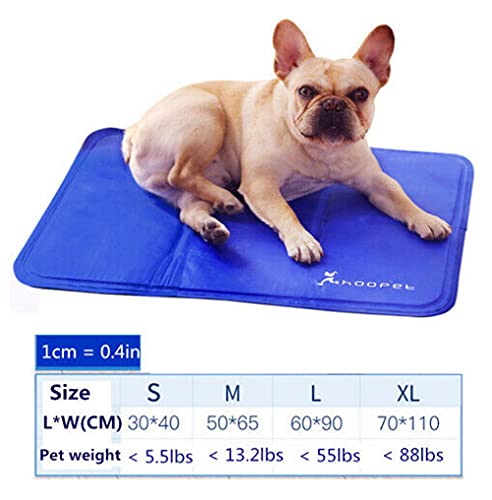 Manta Gato Cojines Perros Cama Perro Verano Cama Verano Perro Cama Refrescante Perro Manta Refrescante Perro Pet Dog Self-i Cooling Cooling Almohadillas Shishishishi Mats and Beds-l._Blue