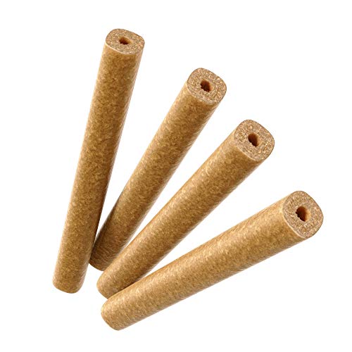 Marca Amazon - Solimo - Treats para perros: pollo y arroz, stick dentales sin aromatizantes artificiales (32 piezas x 65 gr)