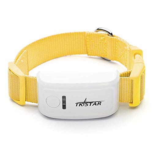 Marginf - Localizador de collar con inserción de rastreador GPS a prueba de agua para mascotas, gato, vaca, perro, monitor, dispositivo de seguimiento en tiempo real, prevención de pérdida de mascotas