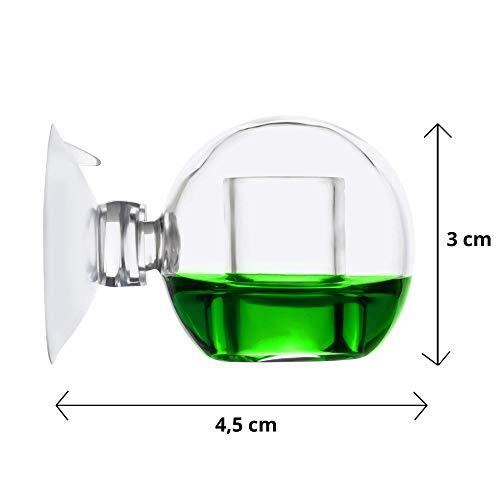 Measury Acuario de prueba permanente de CO2, fabricado en Alemania, 30 ml, líquido de prueba de 20 mg/l, comprobador de CO2