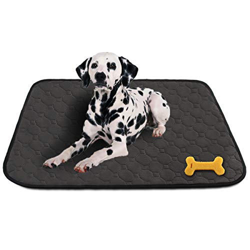 MEIJIEM 2 Piezas Almohadilla de Orina para Mascotas Perro Gato Almohadillas de Entrenamiento Alfombra Impermeable Lavable Reutilizables (67 * 50cm)