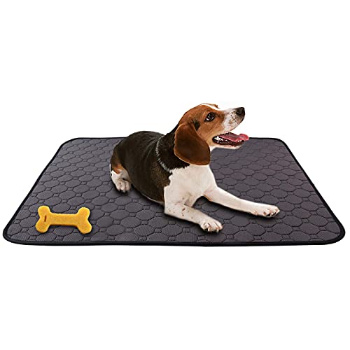 MEIJIEM Almohadilla de Entrenamiento para Perros y Gatos - Pañales de Perro Impermeable Alfombra Lavable y Reutilizables para Mascotas Absorción Orina (100 * 67cm)