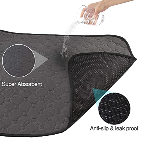 MEIJIEM Almohadilla de Entrenamiento para Perros y Gatos - Pañales de Perro Impermeable Alfombra Lavable y Reutilizables para Mascotas Absorción Orina (100 * 67cm)