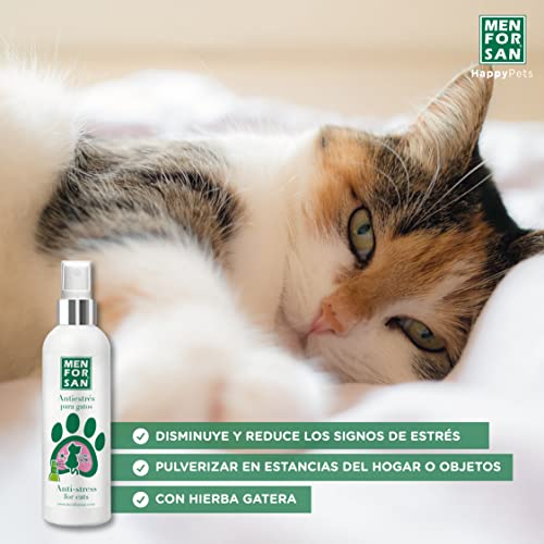 MENFORSAN Antiestrés para Gatos 125ml, Pack de 2 Unidades