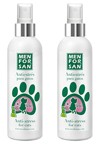 MENFORSAN Antiestrés para Gatos 125ml, Pack de 2 Unidades