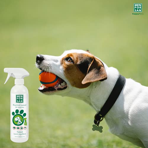 MENFORSAN- Repelente Natural de Insectos con citronela Perros, 500ml