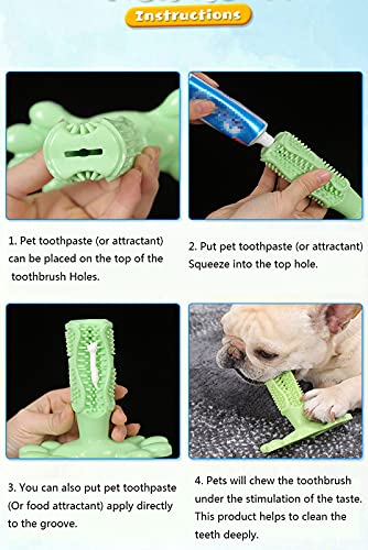 Metyoumeat Juguetes para Masticar Mascotas,Juguetes molares,Resistentes a mordeduras y caídas,Limpiador de Dientes para Perros Seguro y Duradero,Adecuado para Perros pequeños,medianos y Grandes.