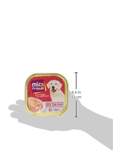 Mic&Friends - Paté Con Buey - Alimento Completo para Perros - 300 g