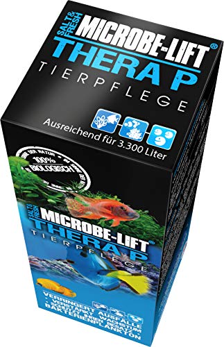 MICROBE-LIFT TheraP – Bacterias de Limpieza para el Cuidado de Peces, previene Enfermedades, favorece el Crecimiento de los Animales, para Agua Dulce y Salada