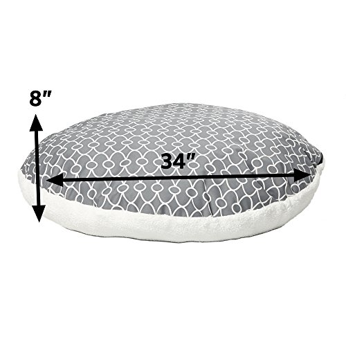 Midwest Cama para Perro con Funda de Cama para Perro extraíble con Protector de Tela de teflón