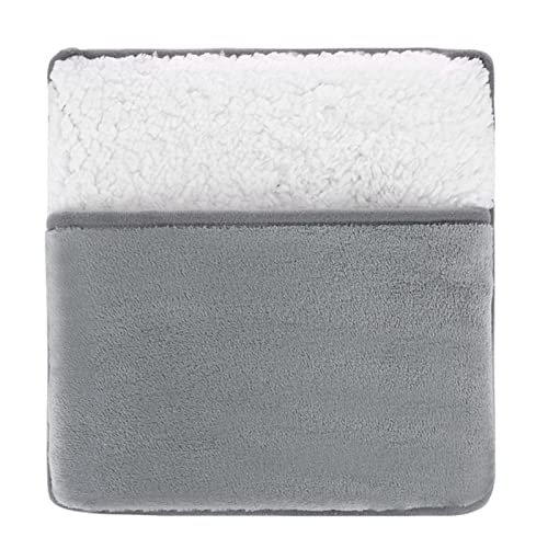 Milageto Calentador de Pies Eléctrico Suave Hombro 11x11 '' Pies Almohadilla Térmica Fleece Hand Warm Pad