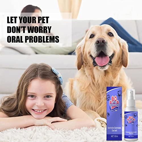 miraculocy Spray Dental para Perros Fresh Breath - Aditivo Natural de Agua Dental para Perros, Enjuague bucal para Dientes y encías, Cuidado Dental y bucal, Elimina la Placa y el sarro