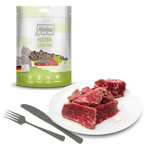 MjAMjAM - Bolsa para Aperitivos - Deliciosa Carne de Vacuno 125 g.