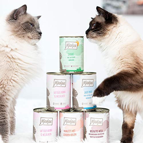 MjAMjAM Natural Wet Cat Food Pienso Acuoso para Gatos, 200 g (Paquete de 6)