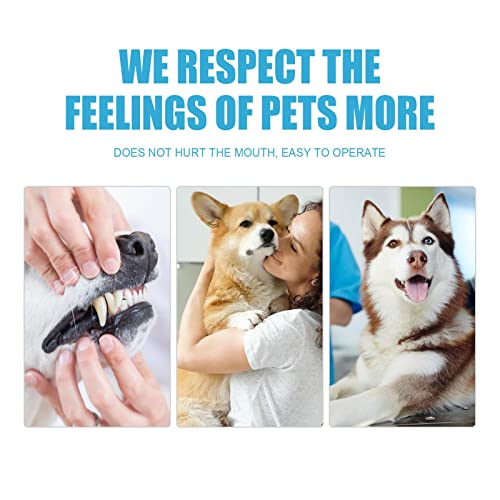 M/N Pasta de Dientes para Mascotas para Perros, 2 oz, Cuidado bucal, Cepillado Dental, Limpieza, calmante, Sabor a Menta, Cuidado Dental para Gatos, Pasta de Dientes, Aliento Fresco, diseñado