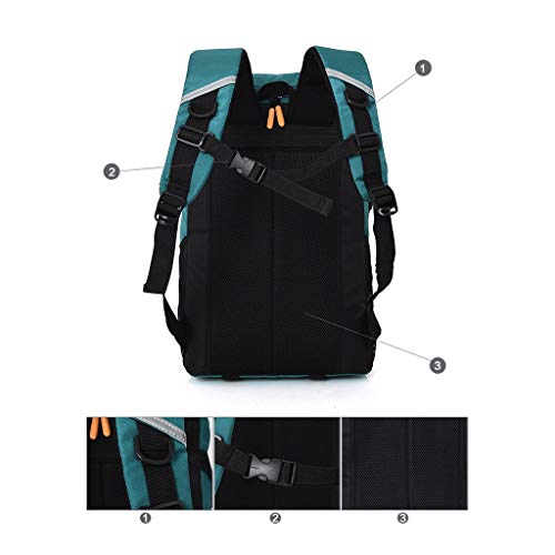 Mochila para computadora portátil Hombres de Viaje al Aire Libre Senderismo Mochila Mochilas de Viaje Que acampan Impermeables Mochila Escolar para Mujeres 30L Adolescente Bolsas Deportivas