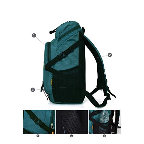 Mochila para computadora portátil Hombres de Viaje al Aire Libre Senderismo Mochila Mochilas de Viaje Que acampan Impermeables Mochila Escolar para Mujeres 30L Adolescente Bolsas Deportivas