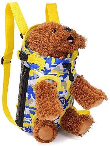 Mochila perro Bolsa del animal doméstico hacia fuera que paquete pecho Caso Mochila Mochila mascota perro de cuatro patas perritos pack de mascotas Comercio Exterior for el recorrido de senderismo (Co