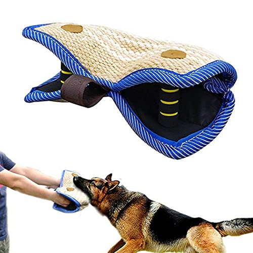 Mordedor de Entrenamiento Almohada para morder para Entrenamiento de Perros Pastor alemán Resistente al desgarro,Almohada para morder de cáñamo,Almohada para morder,Entrenamiento para mordeduras