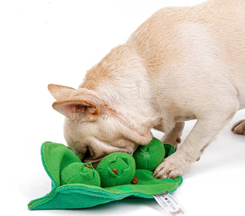 MoreJoy Sniffing Mat, perros Feeding Mat Juguete sonoro educativo Juego de alimentación interactivo Juguetes fomenta las habilidades de pienso natural para perros antiestrés