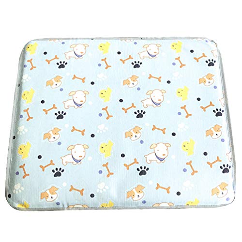 N / A Cama Perro Gato Impermeable Colchoneta, Antideslizante Perro Colchón Auto Enfriamiento Cojines Lavable para Perros Pequeños y Medianos (Estilo 2, 50 * 55cm)