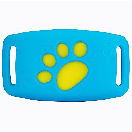 "N/A" DWQ Perro Gato GPS Tracking Mascotas Anti-Drop Localizador en tiempo real Perro Collar de Animal Azul