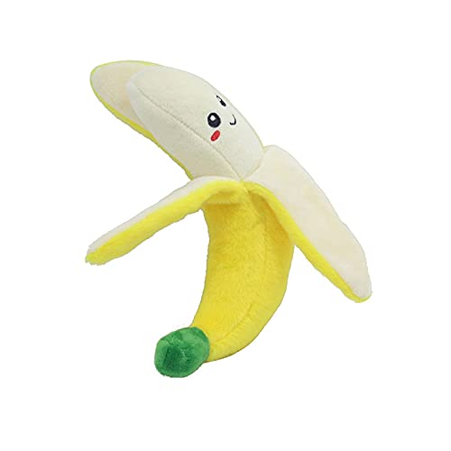 NA Pet Supplies Peluche Sonido Juguete Pulpo Piel Perro Morder Sonido Juguete Plátano Con Papel Sonido BB Llamada